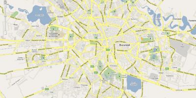 Bucarest แผนที่