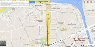 แผนที่ของโรงแร bucuresti